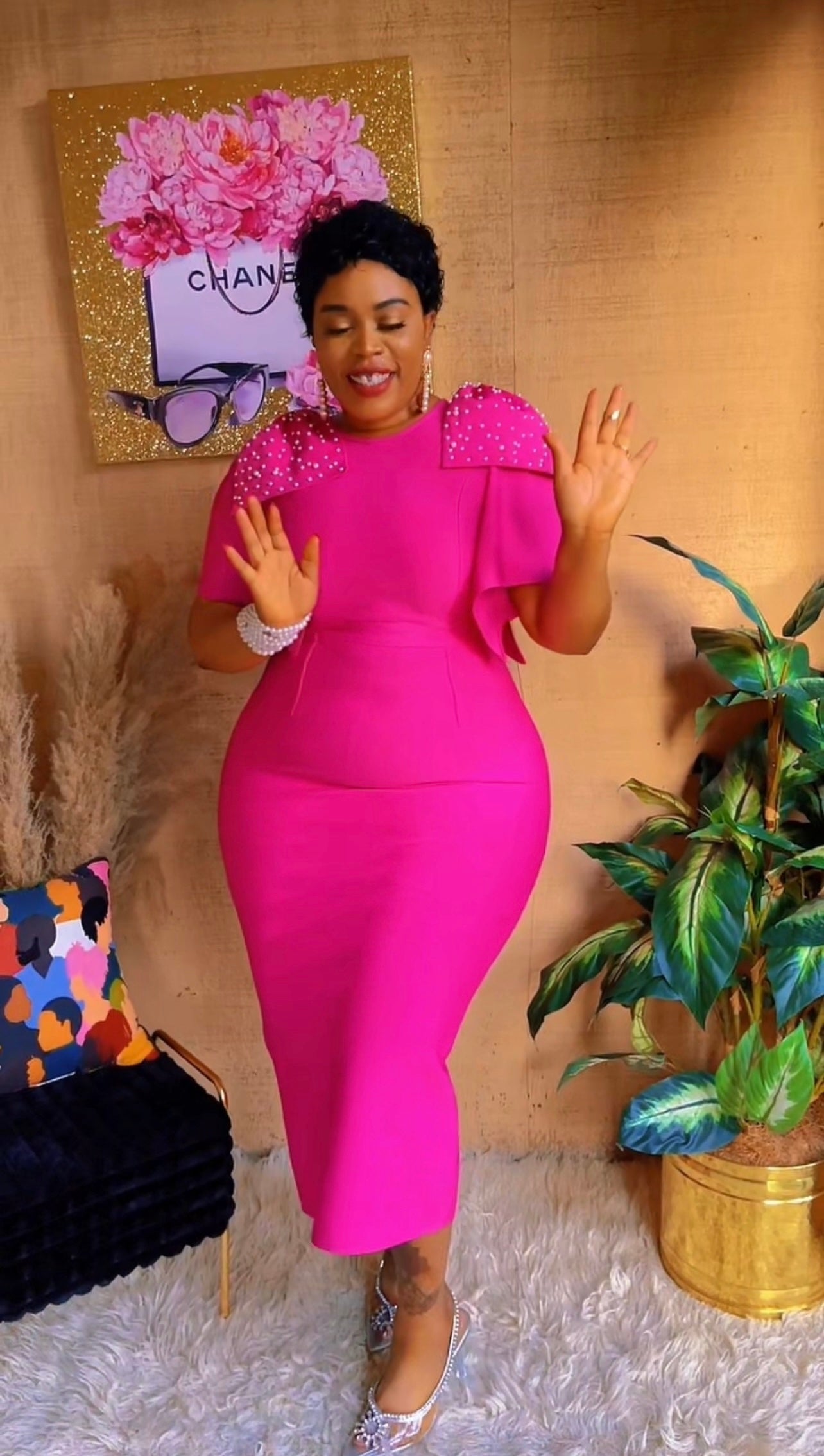 The Curvy Pink Dress