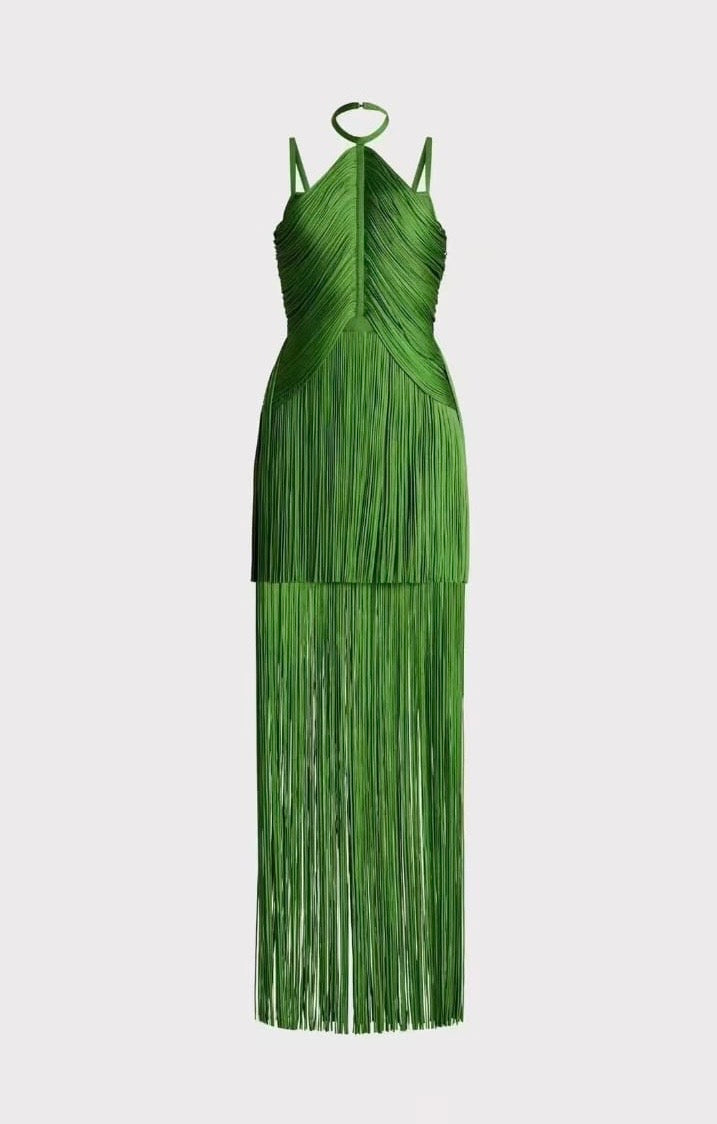 Eva Green Fringe Dress