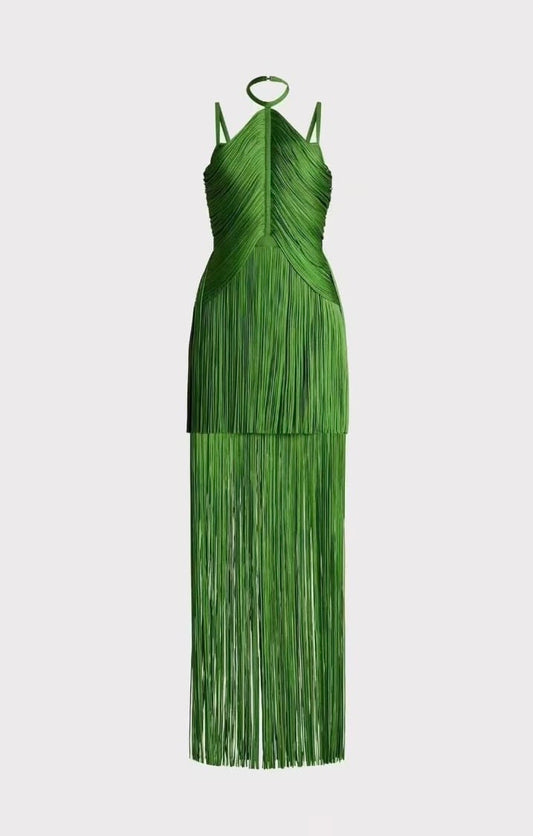 Eva Green Fringe Dress